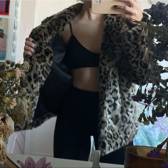 Faux leopard print jacket - Picture 3 of 4